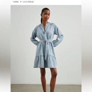 Rails Lila belted denim dress! Size M. NWT